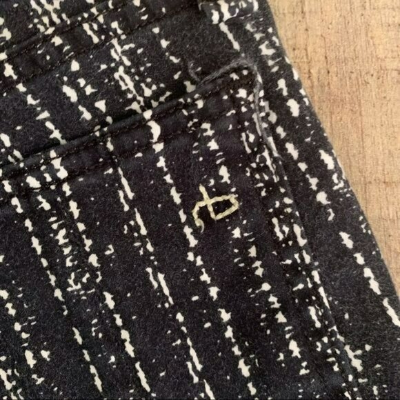 Rag & Bone jean women’s legging black with white abstract stripes 24 - Picture 15 of 16